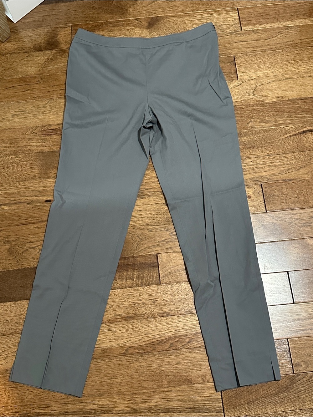 Lafayette 148 New York Woman’s Gray Straight-Leg Dress Pants | A24 - Picture 1 of 5